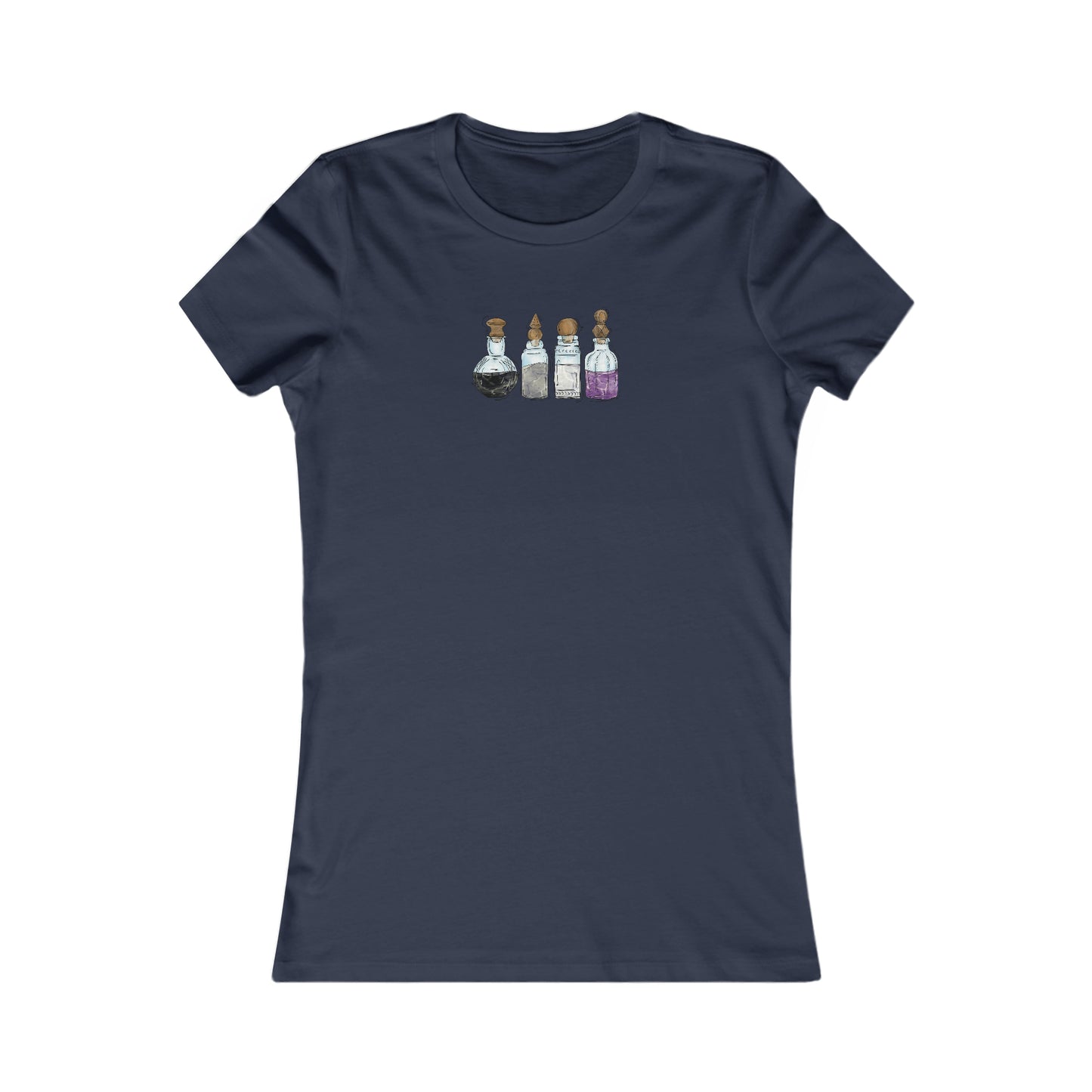 Asexual Pride Flag Potion Bottles - Women's T-Shirt