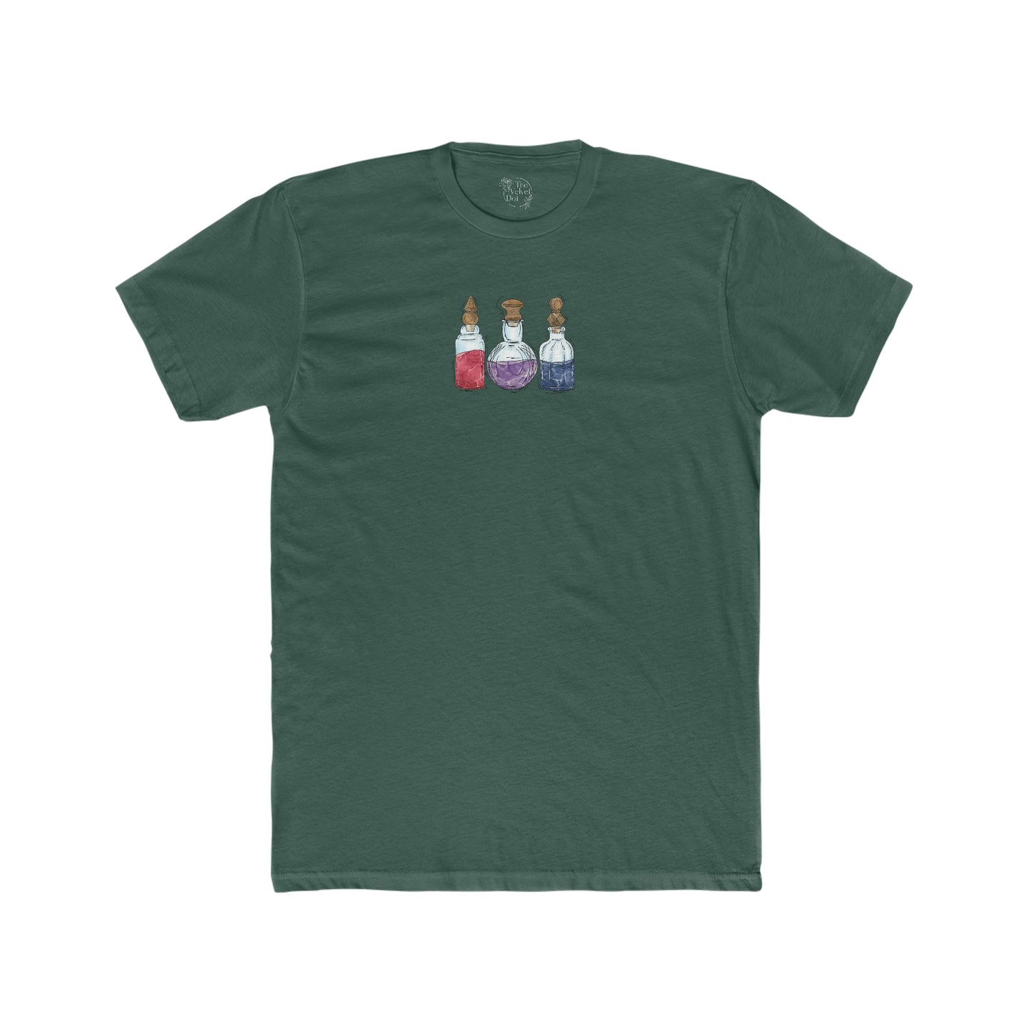 Bisexual Pride Flag Potion Bottles - Men's T-Shirt