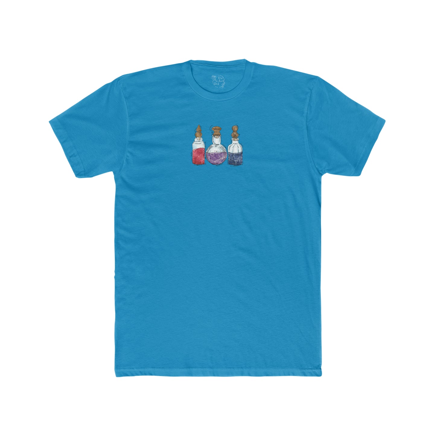 Bisexual Pride Flag Potion Bottles - Men's T-Shirt
