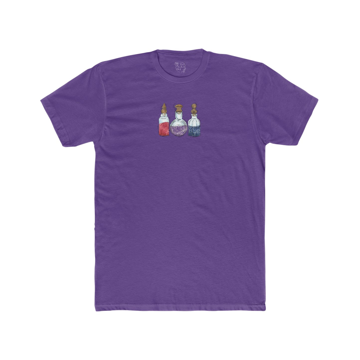 Bisexual Pride Flag Potion Bottles - Men's T-Shirt