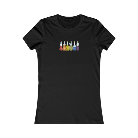Gay Pride Flag Potion Bottles - Women's T-Shirt