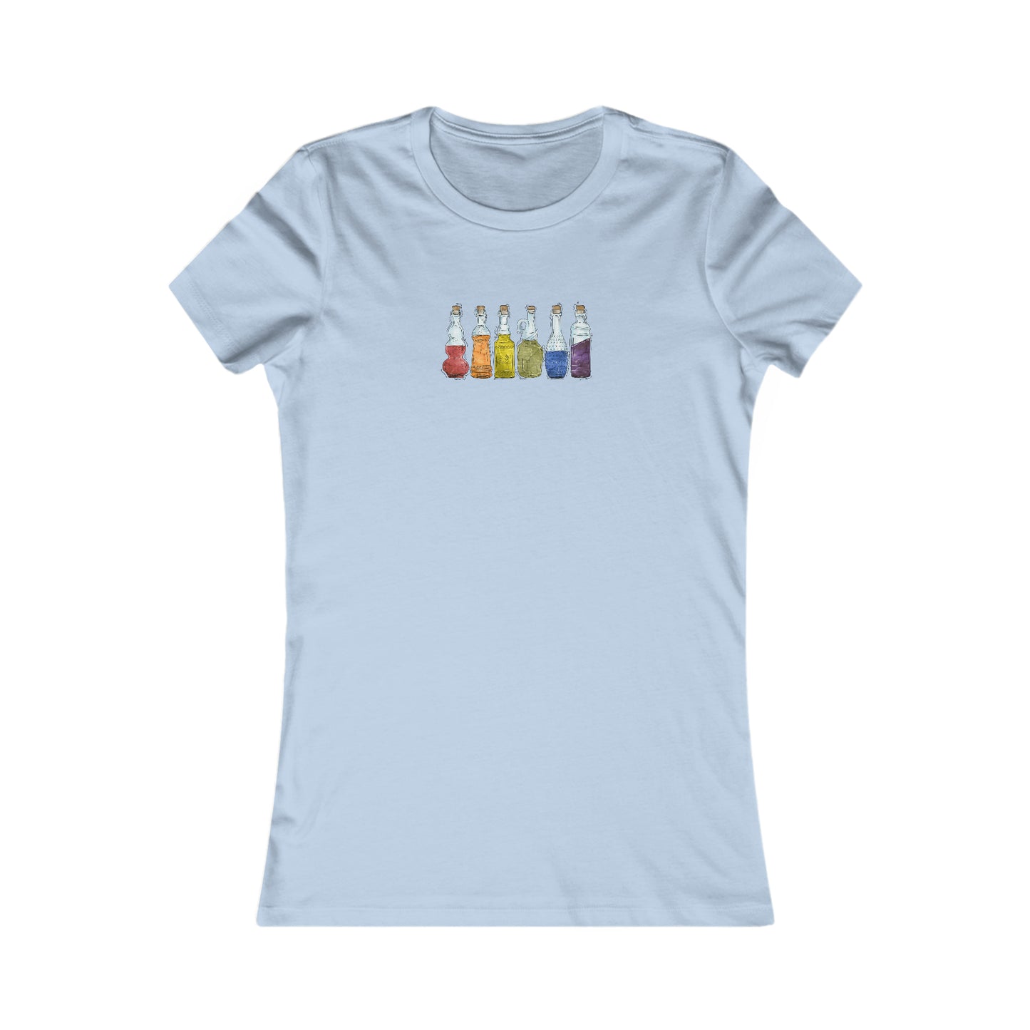 Gay Pride Flag Potion Bottles - Women's T-Shirt
