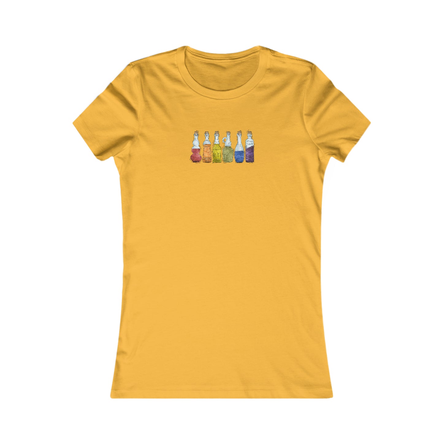 Gay Pride Flag Potion Bottles - Women's T-Shirt