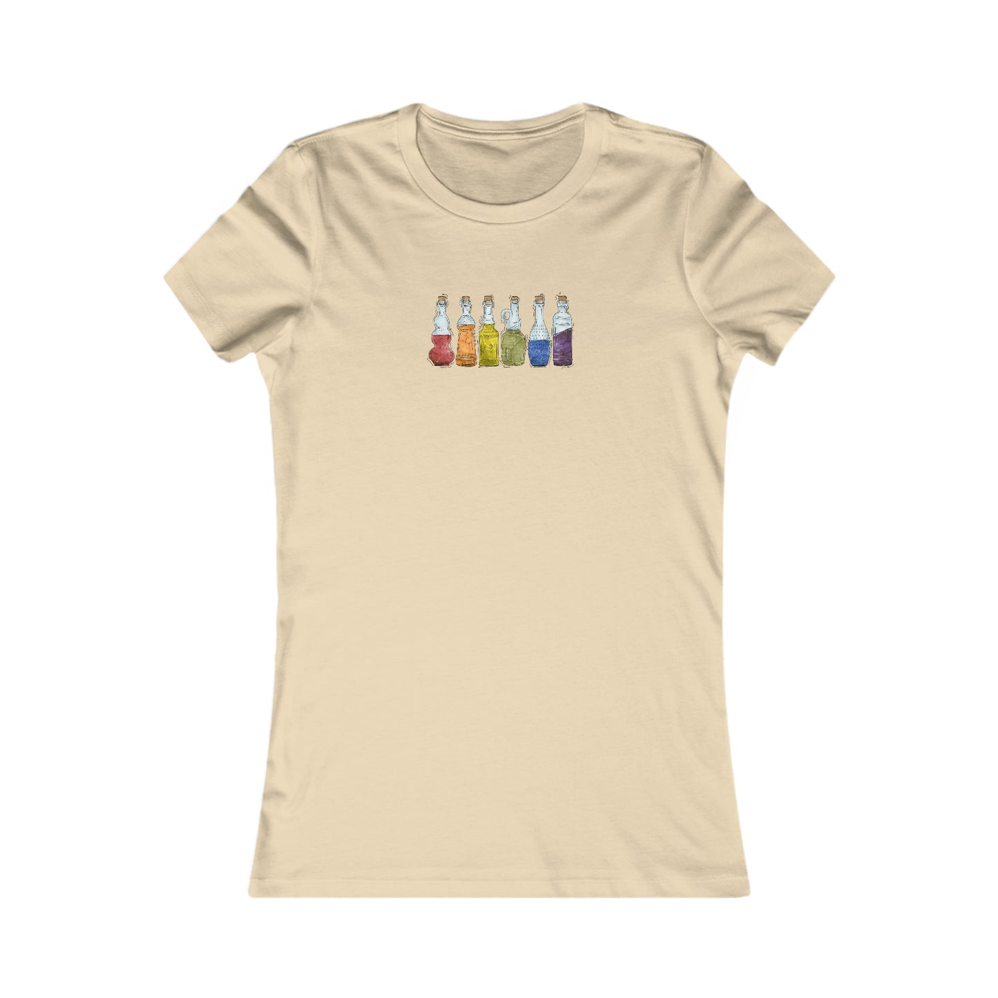Gay Pride Flag Potion Bottles - Women's T-Shirt