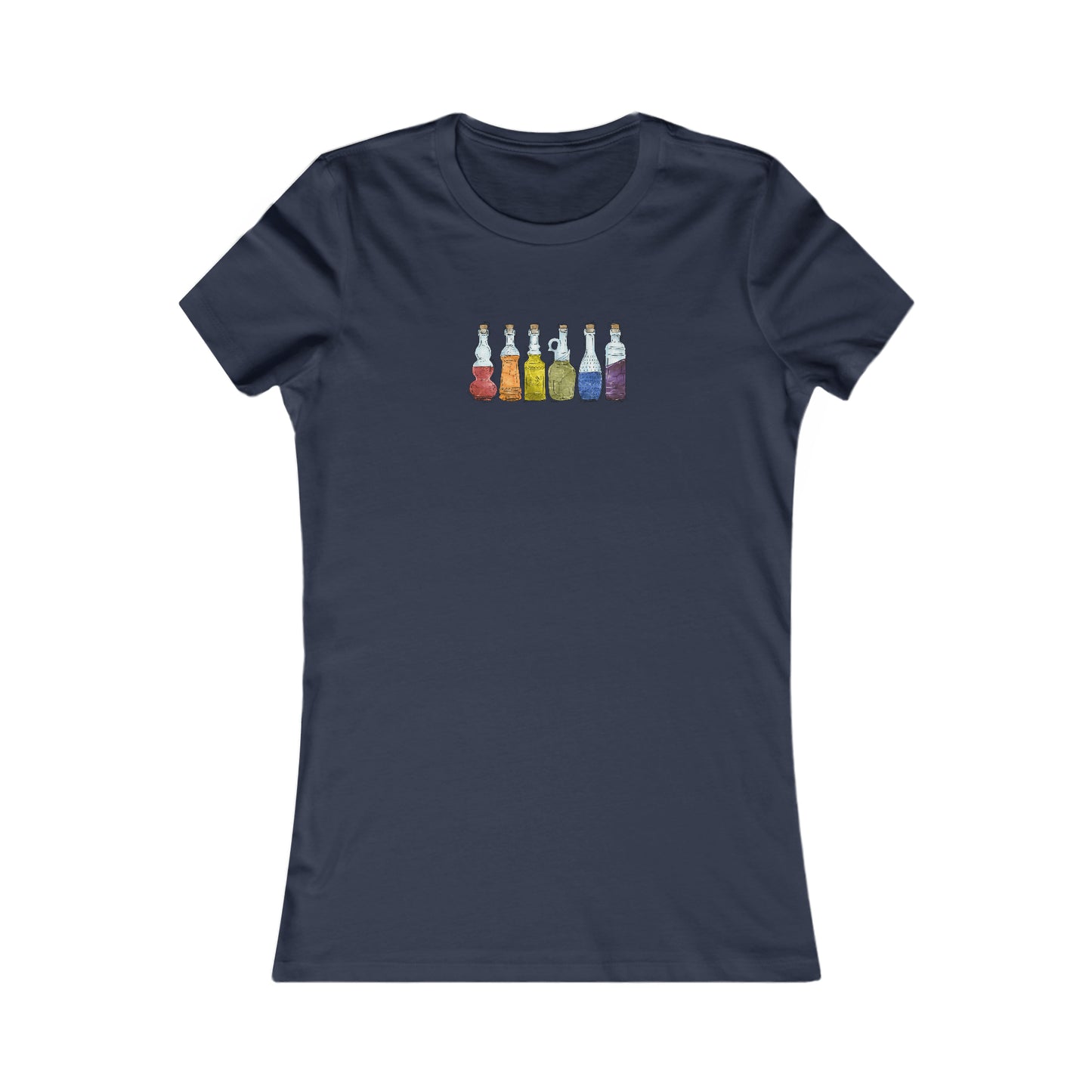 Gay Pride Flag Potion Bottles - Women's T-Shirt