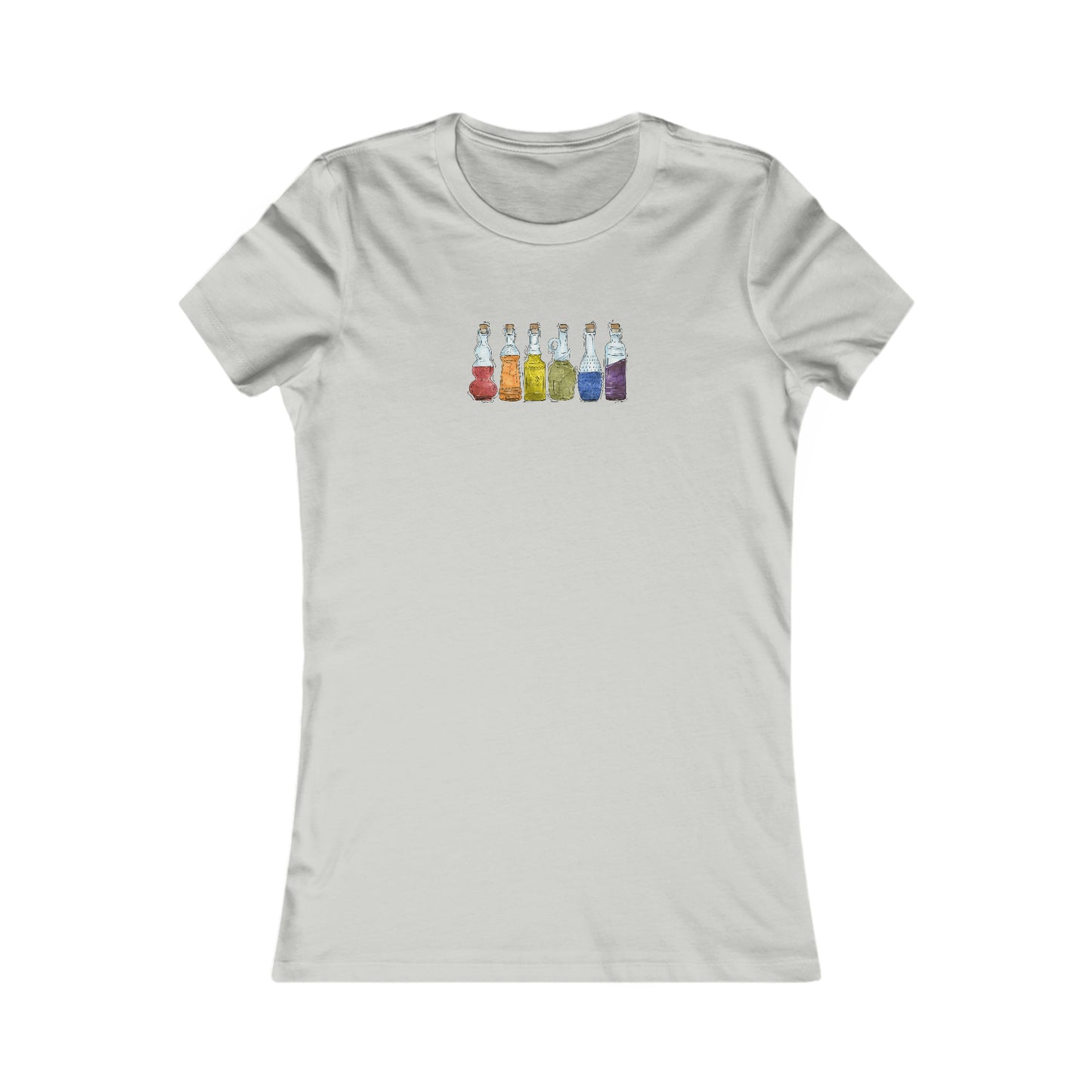 Gay Pride Flag Potion Bottles - Women's T-Shirt