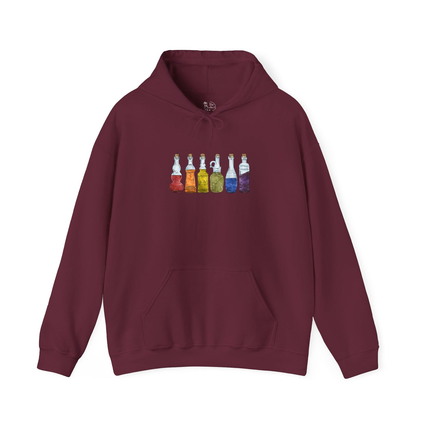 Gay Pride Flag Potion Bottles - Adult Unisex Hoodie