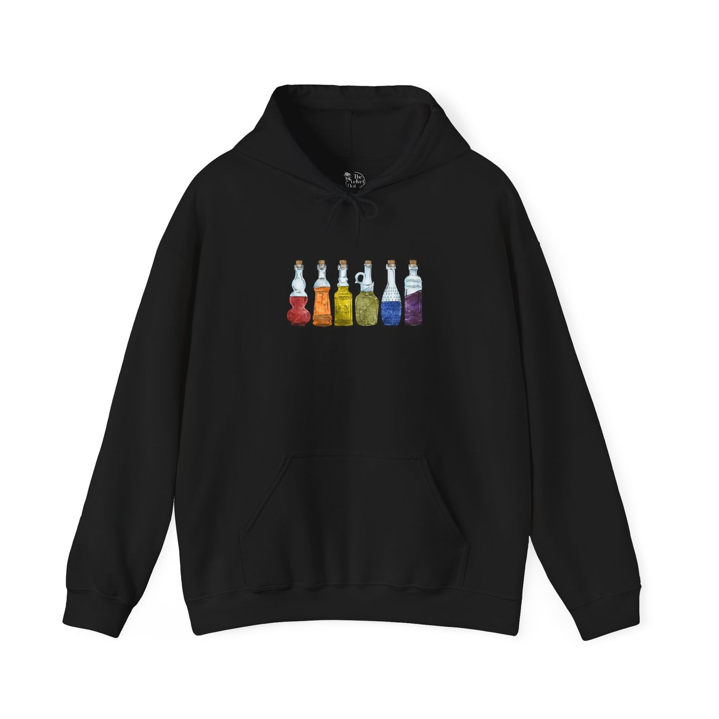 Gay Pride Flag Potion Bottles - Adult Unisex Hoodie