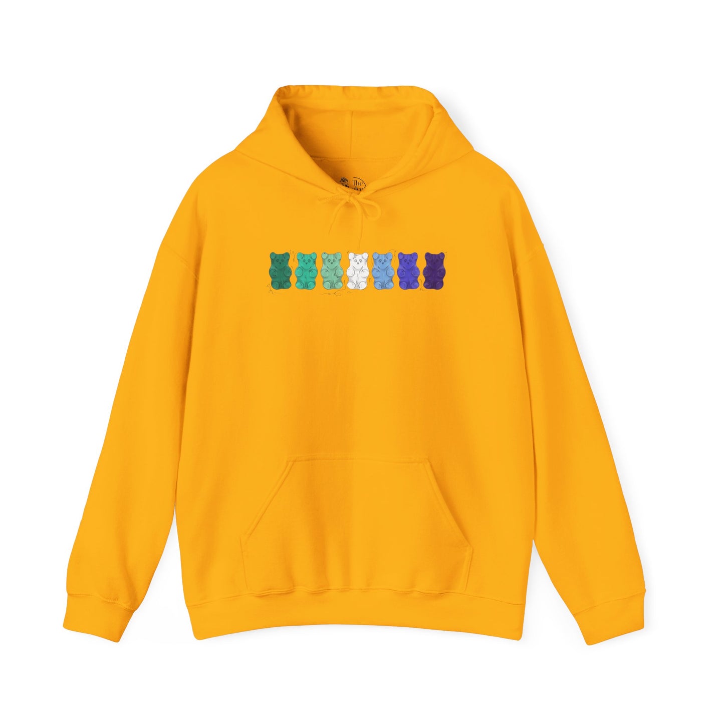 Gay Male Pride Flag Gummy Bears - Adult Unisex Hoodie