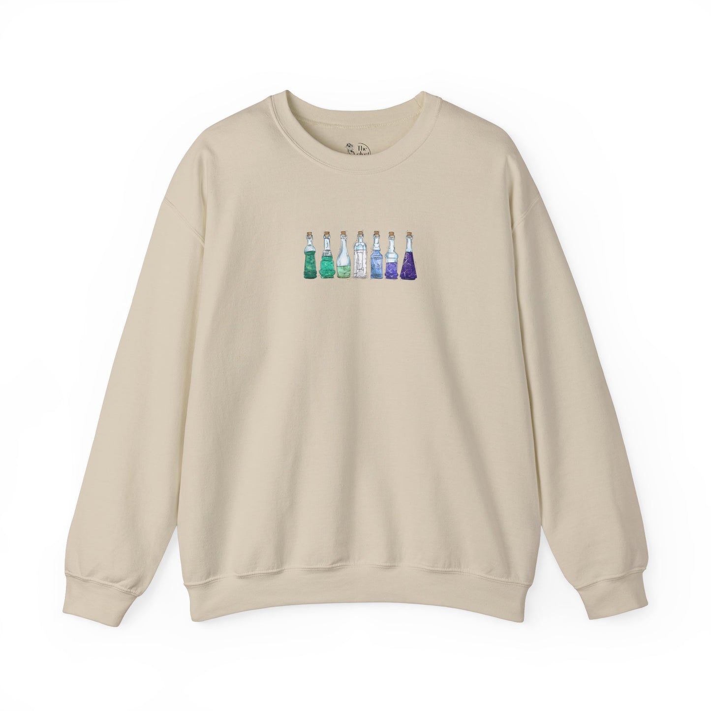 Gay Male Pride Flag Potion Bottles - Adult Unisex Sweatshirt