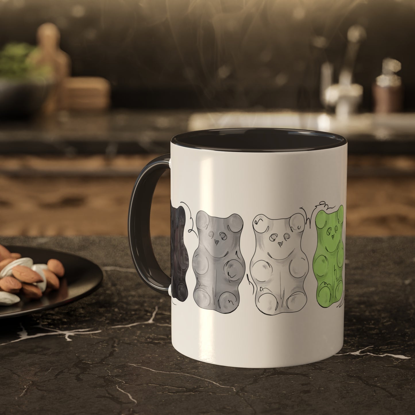 Agender Pride Flag Gummy Bears - Mug