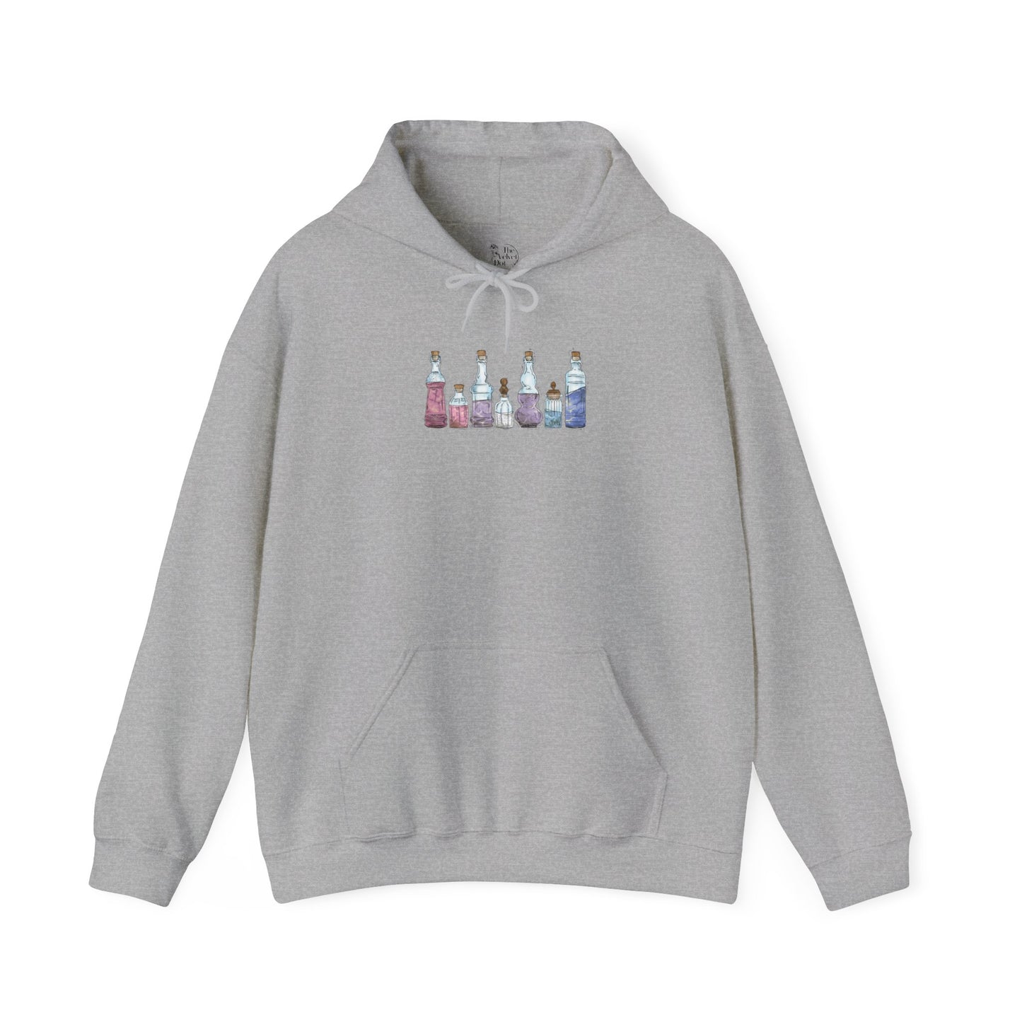 Bigender Pride Flag Potion Bottles - Adult Unisex Hoodie