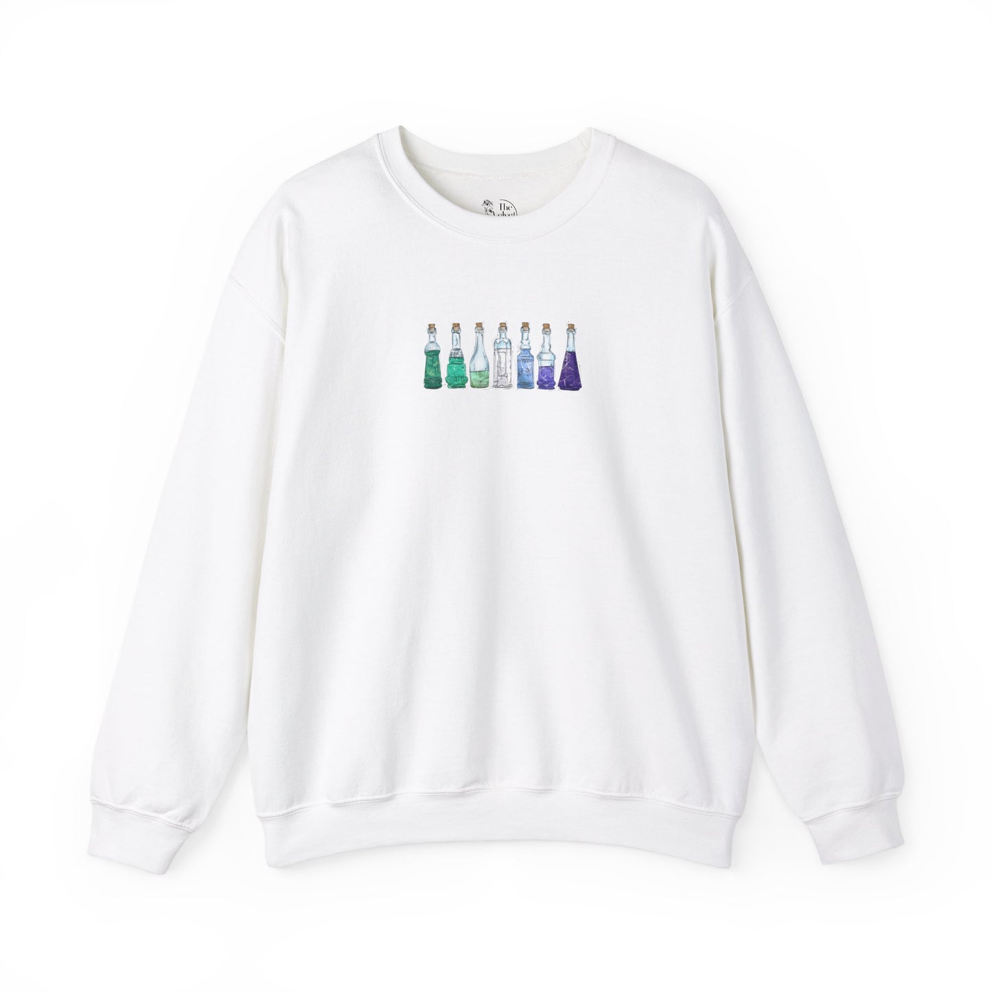 Gay Male Pride Flag Potion Bottles - Adult Unisex Sweatshirt