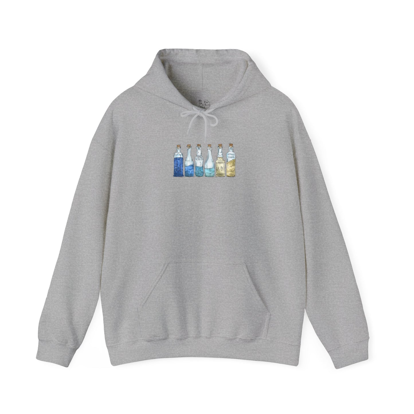 Uranic Pride Flag Potion Bottles - Adult Unisex Hoodie