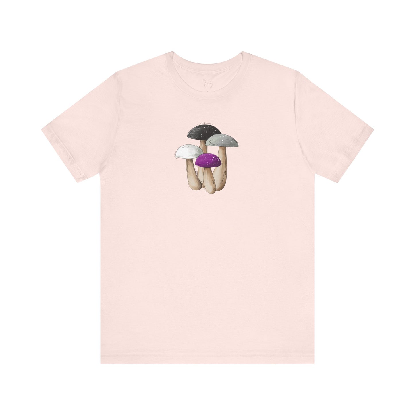 Asexual Pride Flag Mushrooms - Unisex T-Shirt