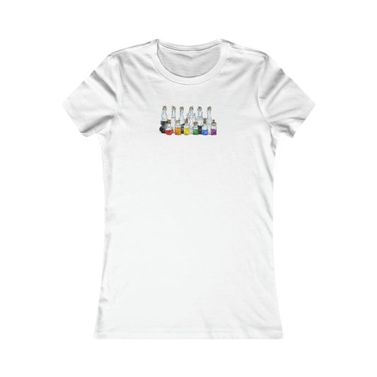 Straight Ally Pride Flag Potion Bottles - Women's T-Shirt