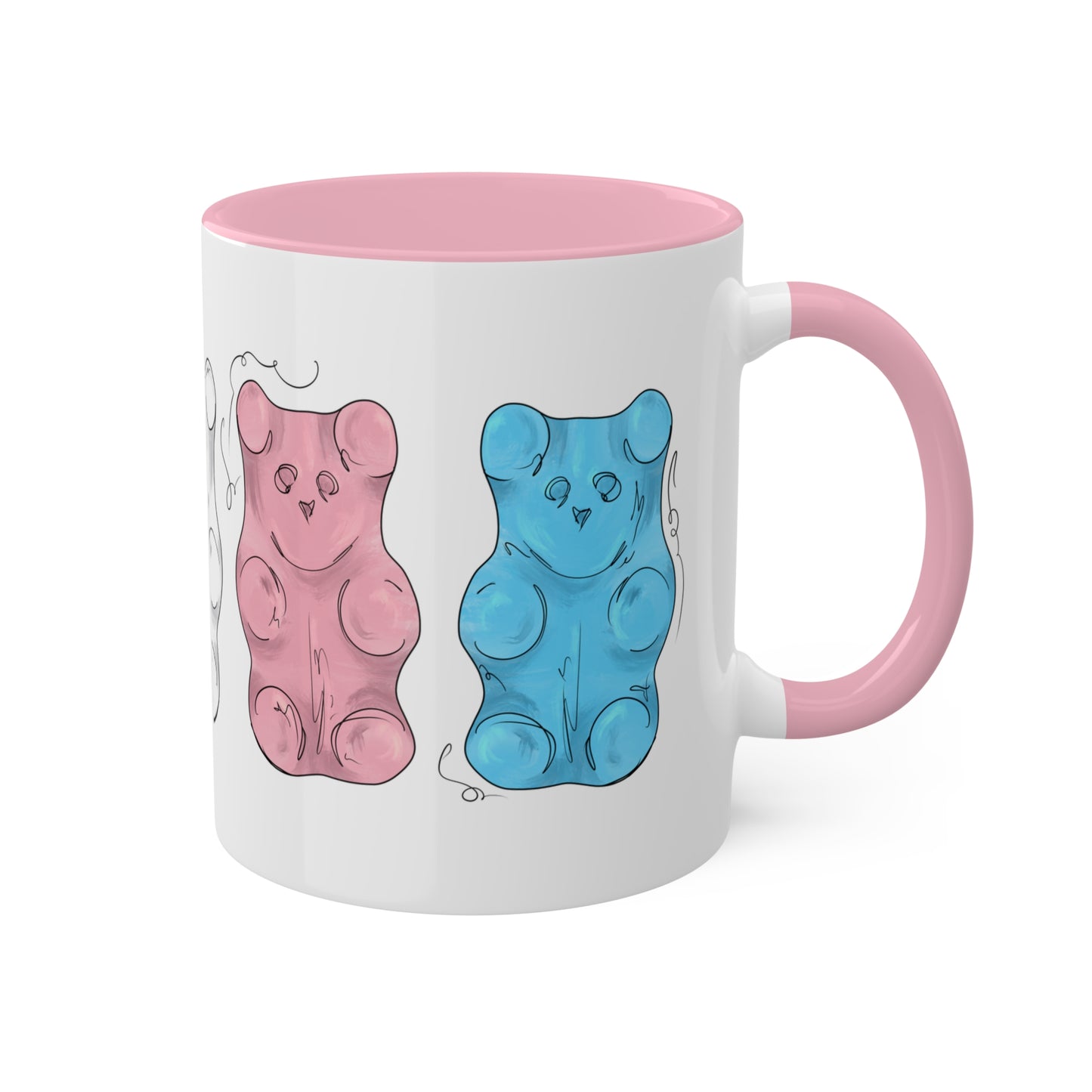 Transgender Pride Flag Gummy Bears - Mug