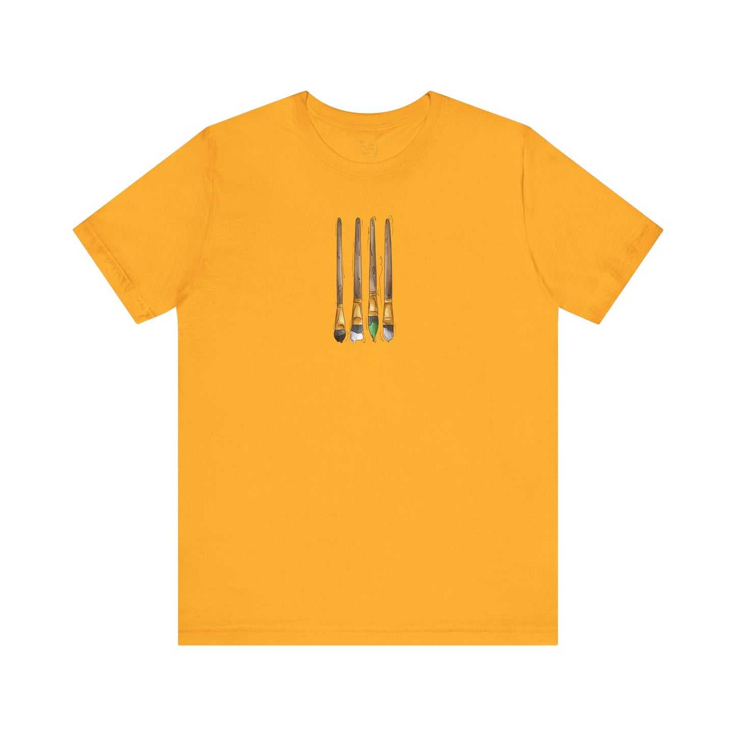 Demiromantic Pride Flag Paint Brushes - Unisex T-Shirt