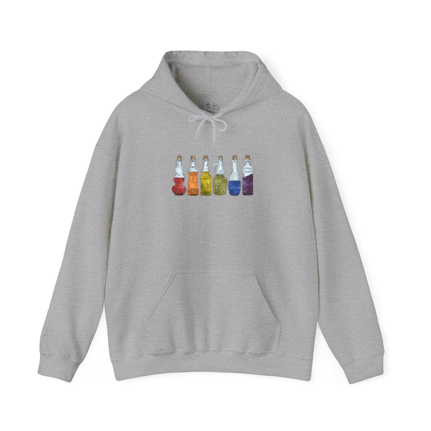 Gay Pride Flag Potion Bottles - Adult Unisex Hoodie