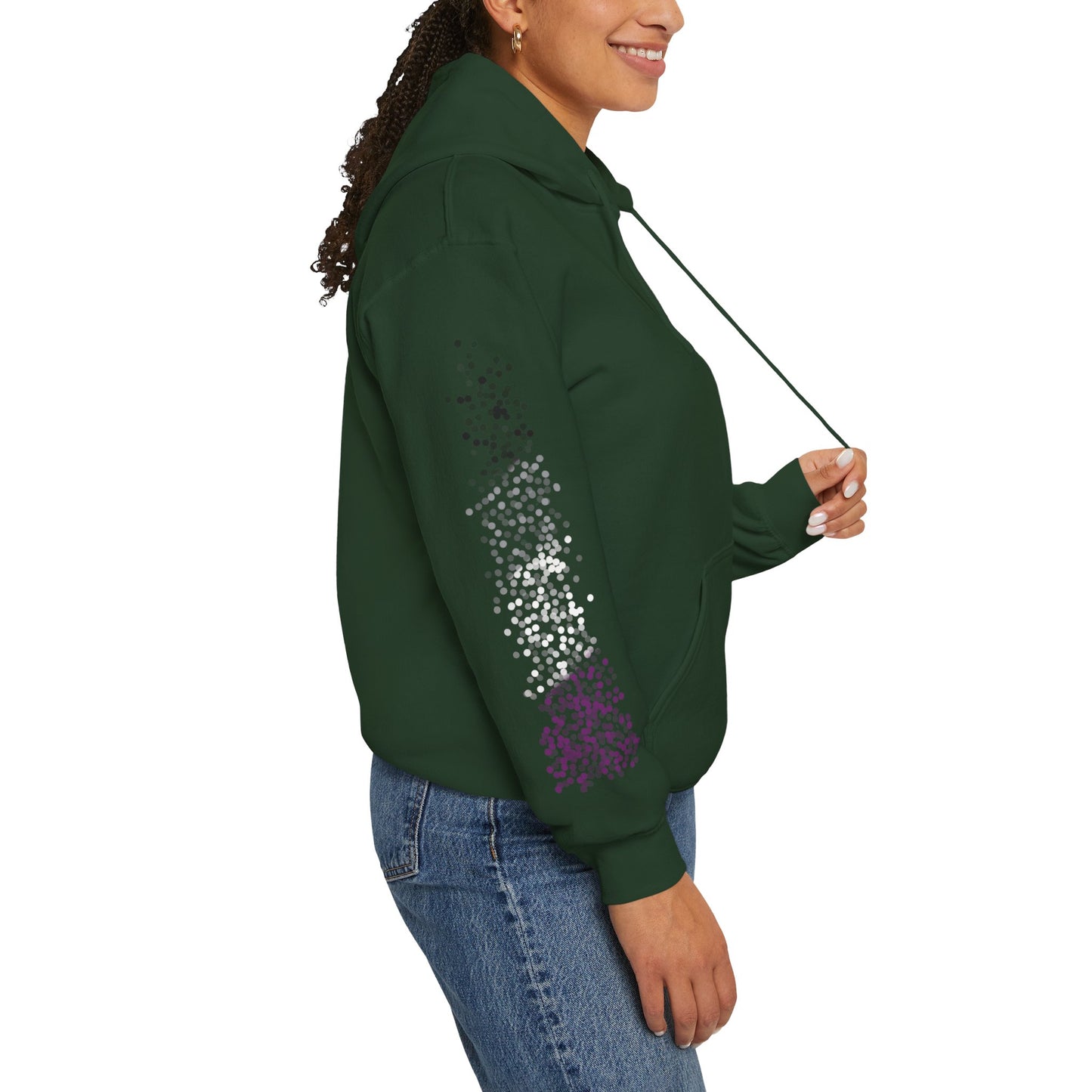 Asexual Pride Flag Dots - Adult Unisex Hoodie
