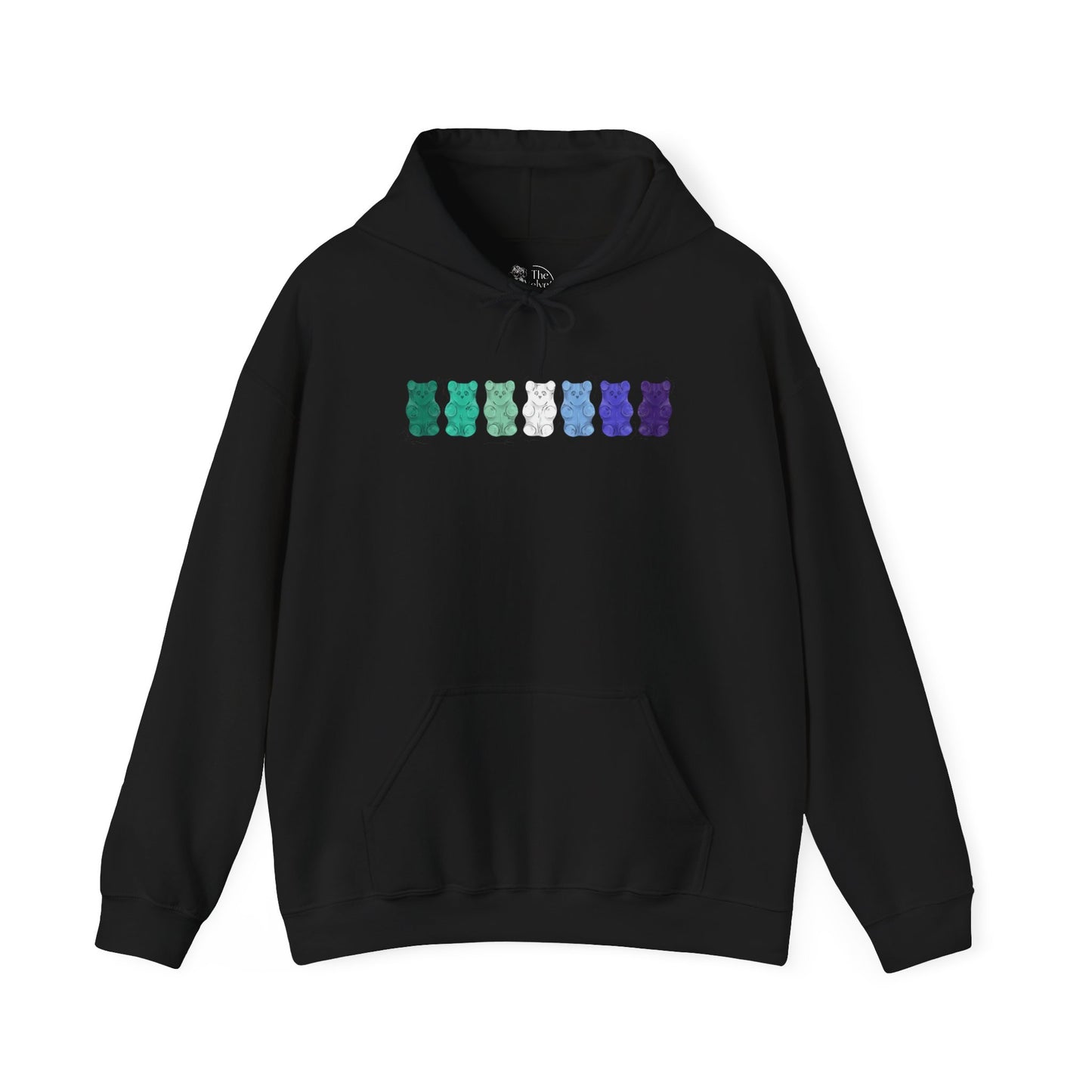 Gay Male Pride Flag Gummy Bears - Adult Unisex Hoodie