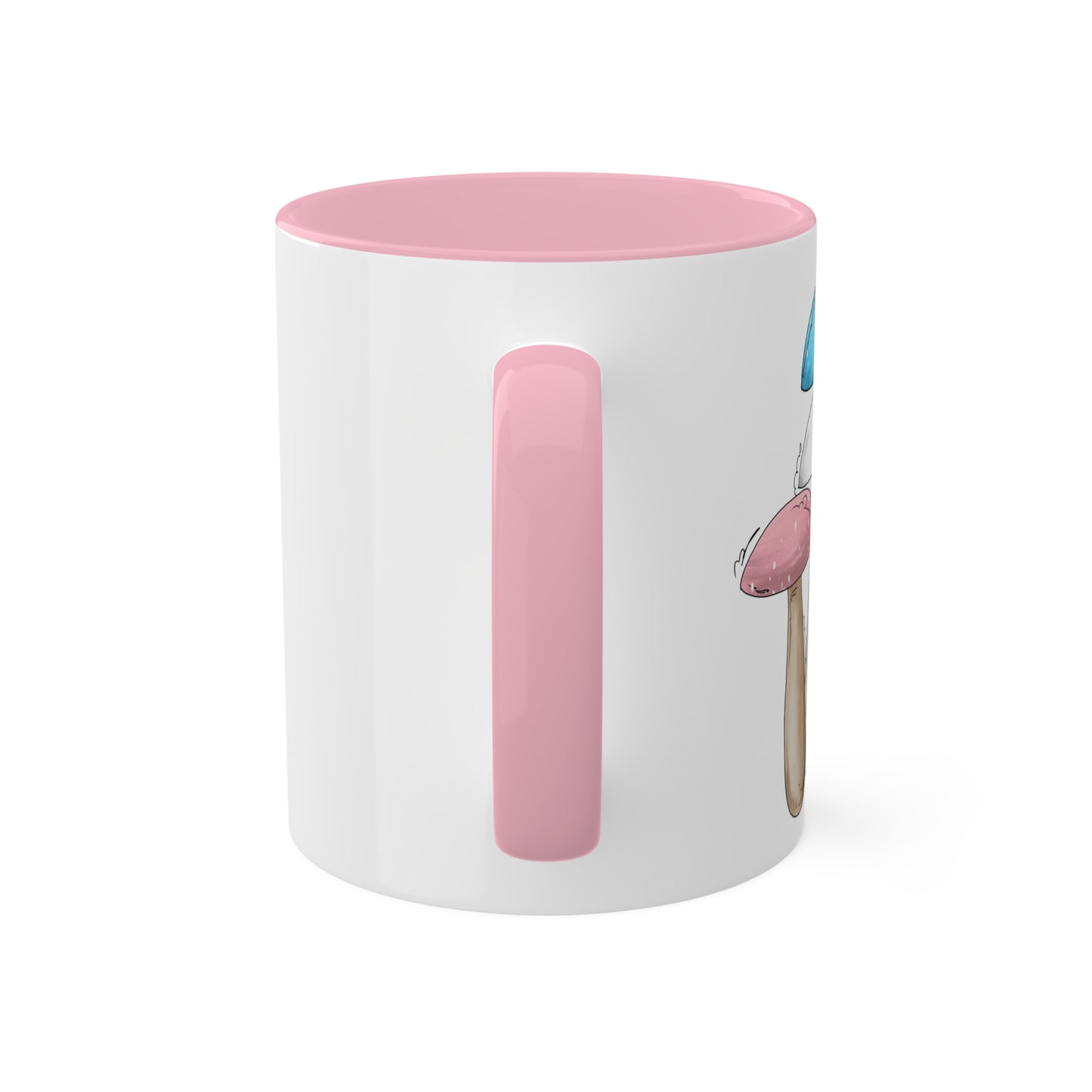 Transgender Pride Flag Mushrooms - Mug