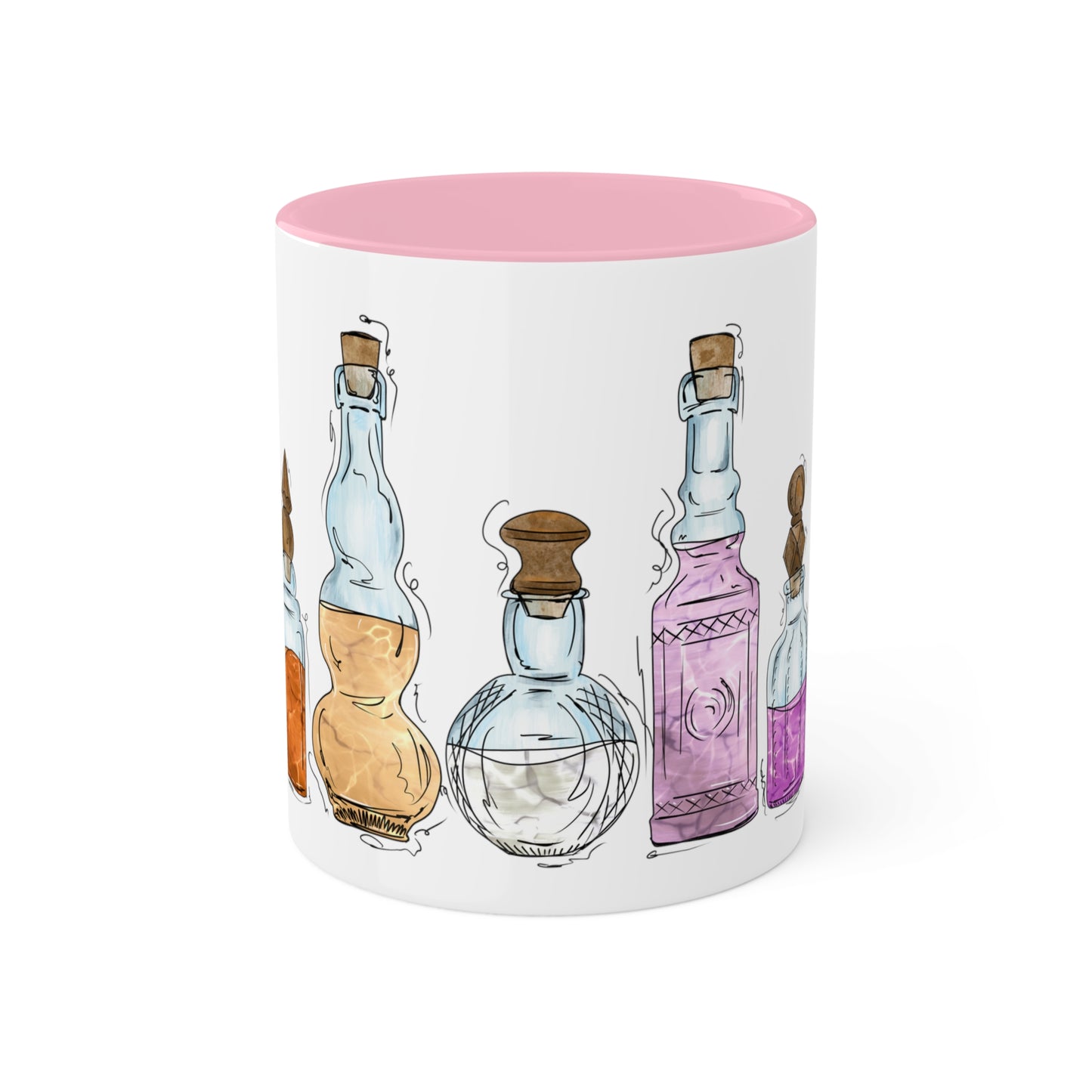 Lesbian Pride Flag Potion Bottles - Mug