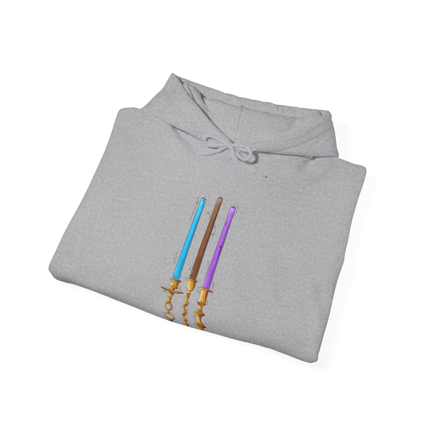 Androsexual Pride Flag Candlesticks - Adult Unisex Hoodie