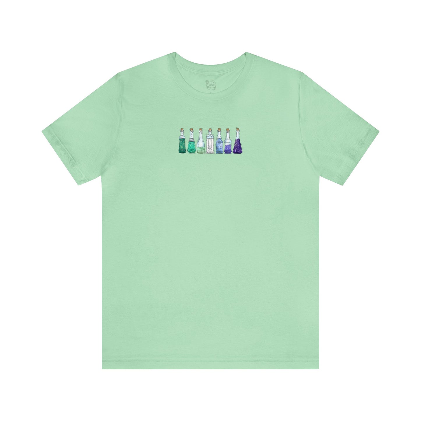 Gay Male Pride Flag Potion Bottles - Unisex T-Shirt