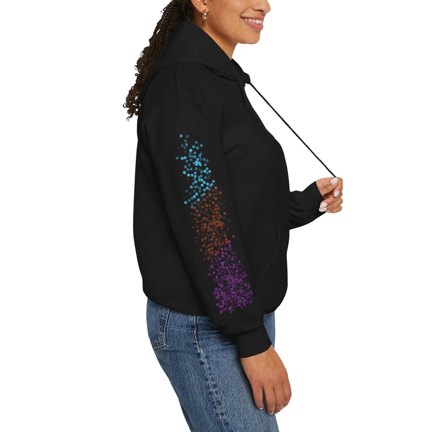 Androsexual Pride Flag Dots - Adult Unisex Hoodie