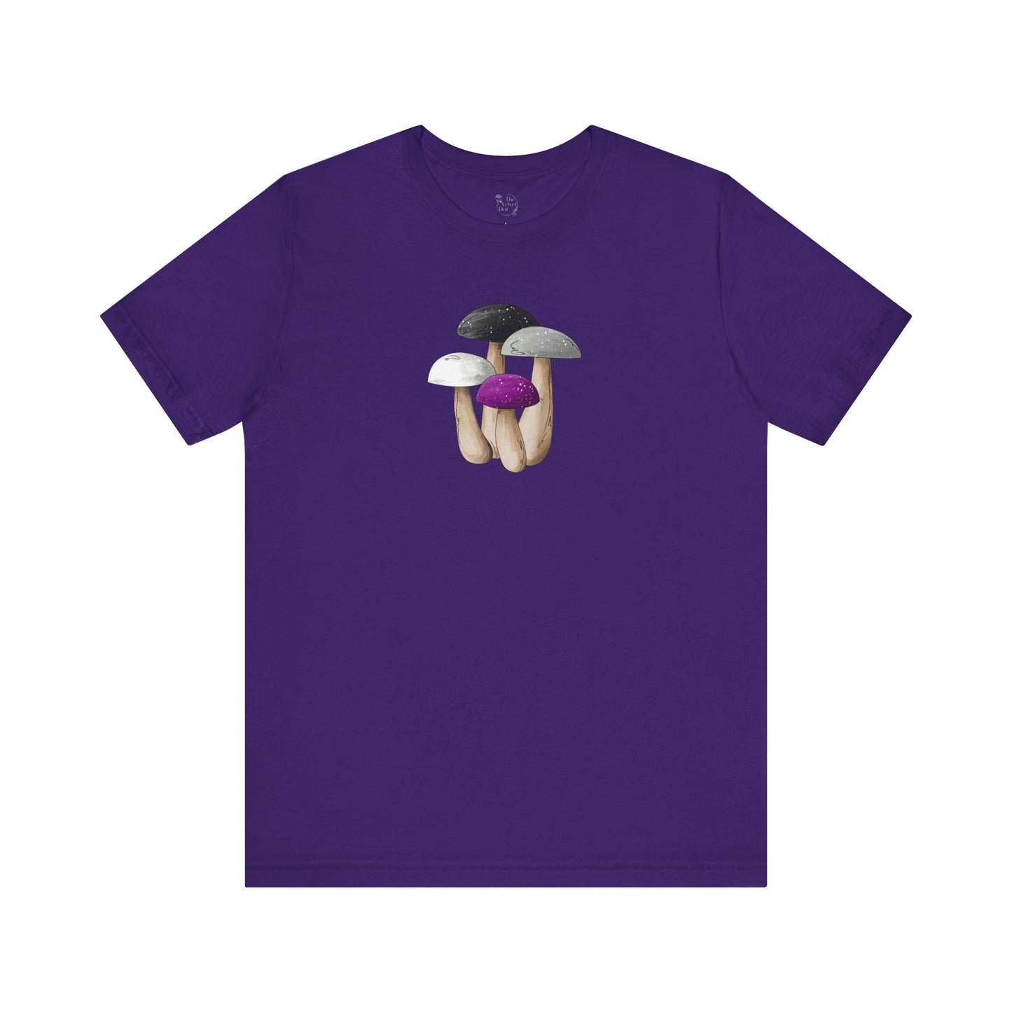 Asexual Pride Flag Mushrooms - Unisex T-Shirt
