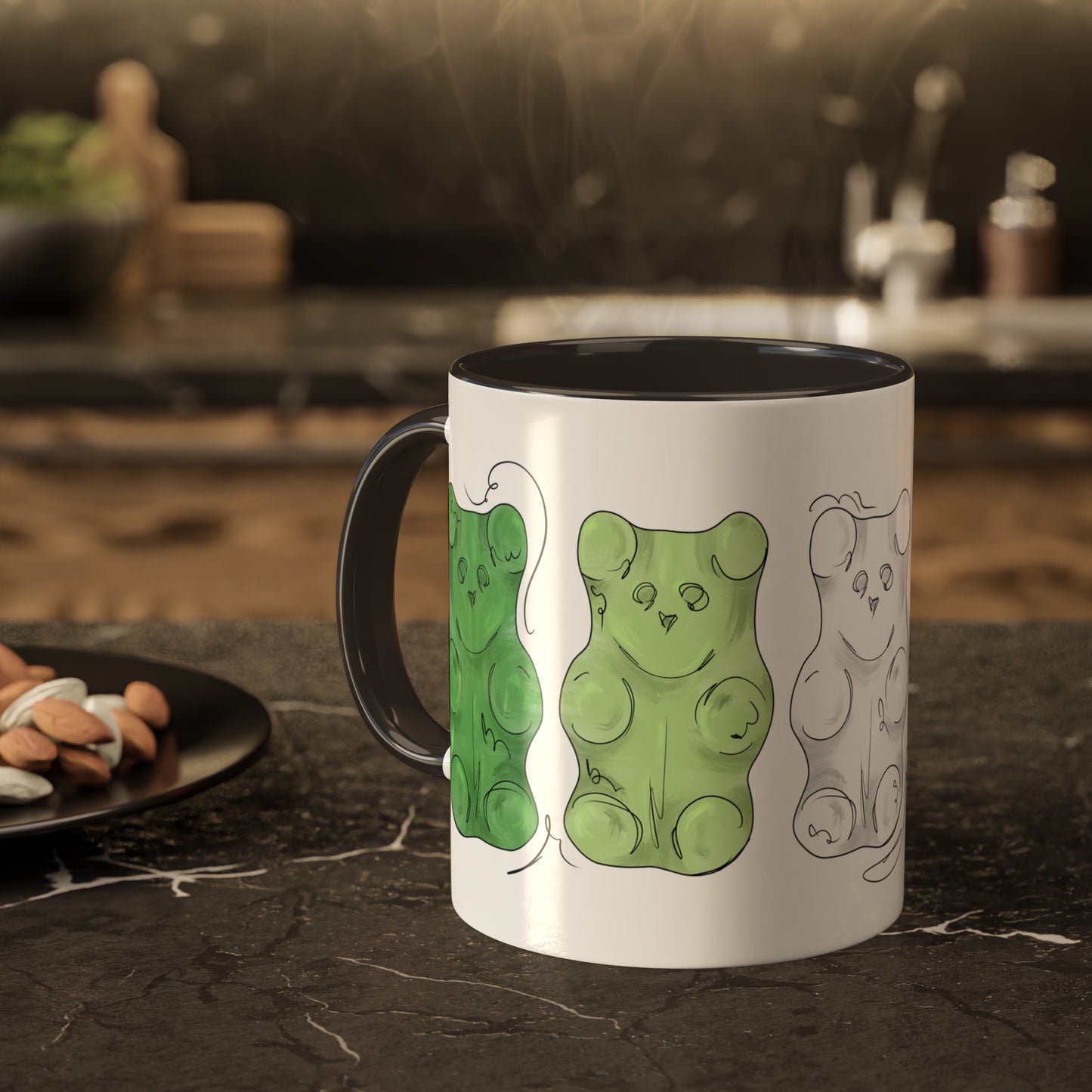 Aromantic Pride Flag Gummy Bears - Mug