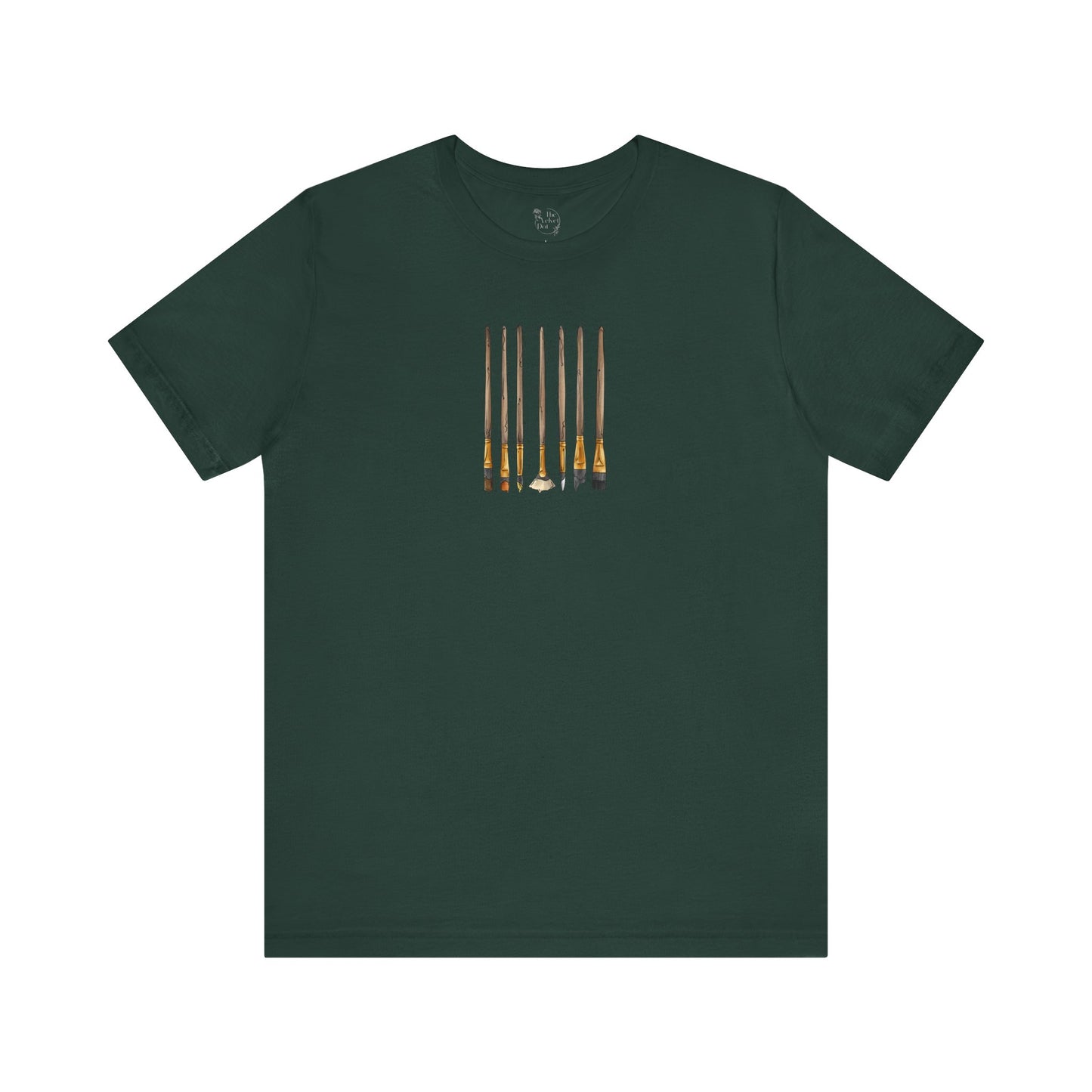Bear Pride Flag Paint Brushes - Unisex T-Shirt