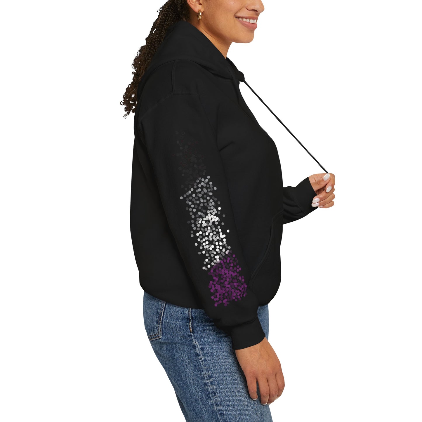 Asexual Pride Flag Dots - Adult Unisex Hoodie