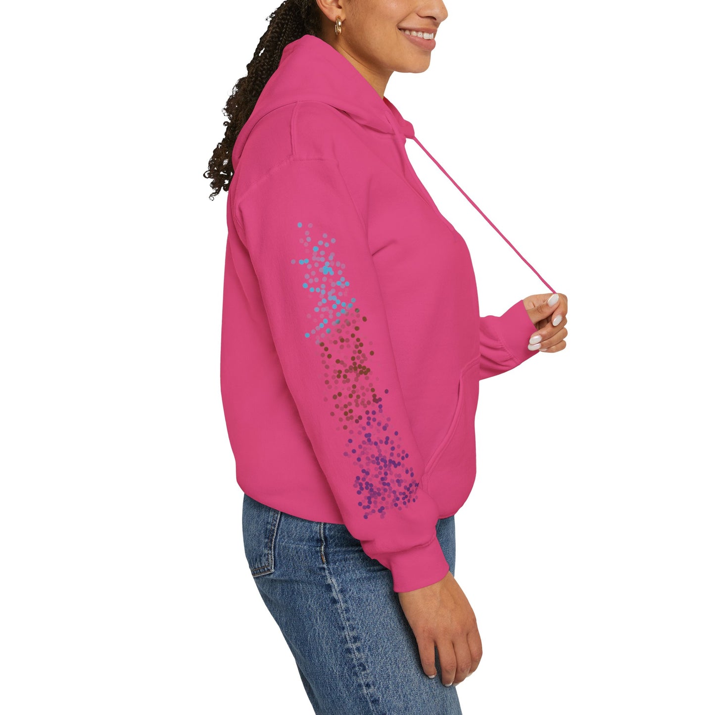 Androsexual Pride Flag Dots - Adult Unisex Hoodie