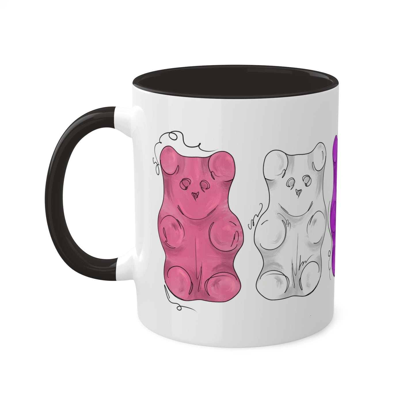 Genderfluid Pride Flag Gummy Bears - Mug