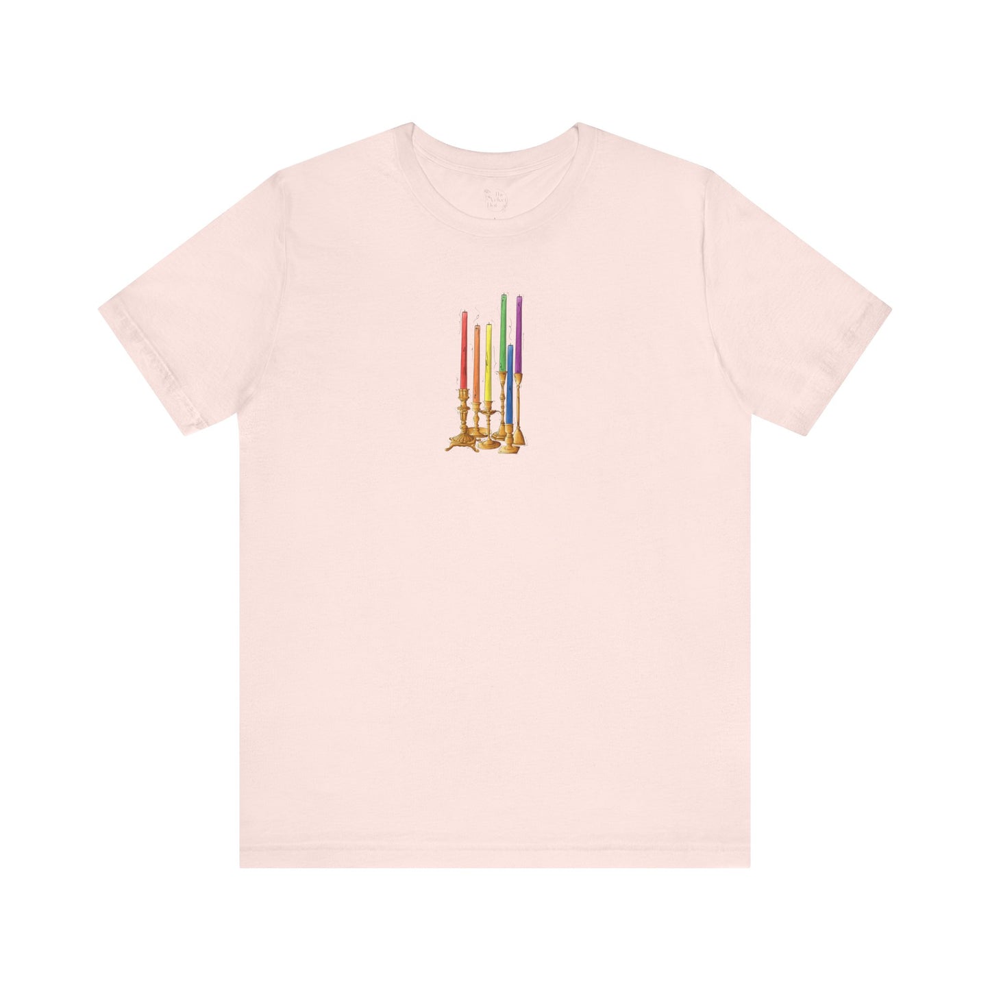 Gay Pride Flag Candlesticks - Unisex T-Shirt