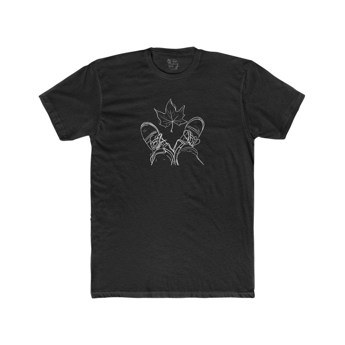 Fall Leaf and Boots Sketch - Men's T-Shirt