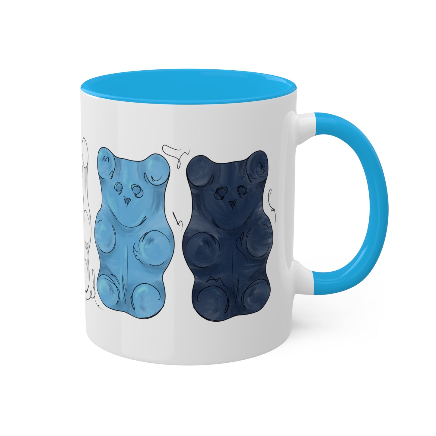 Aroace Pride Flag Gummy Bears - Mug