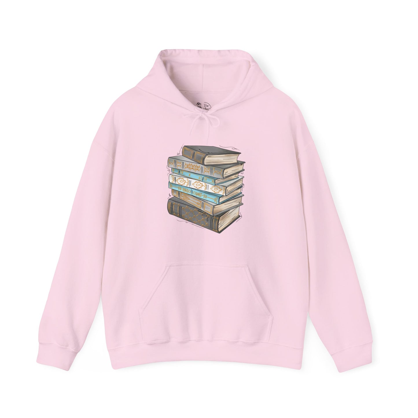 Demi Boy Pride Flag Old Books - Adult Unisex Hoodie