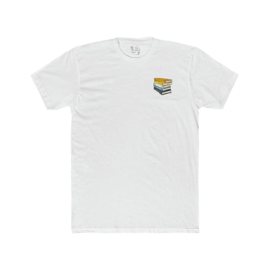 Aroace Pride Flag Old Books - Men's T-Shirt