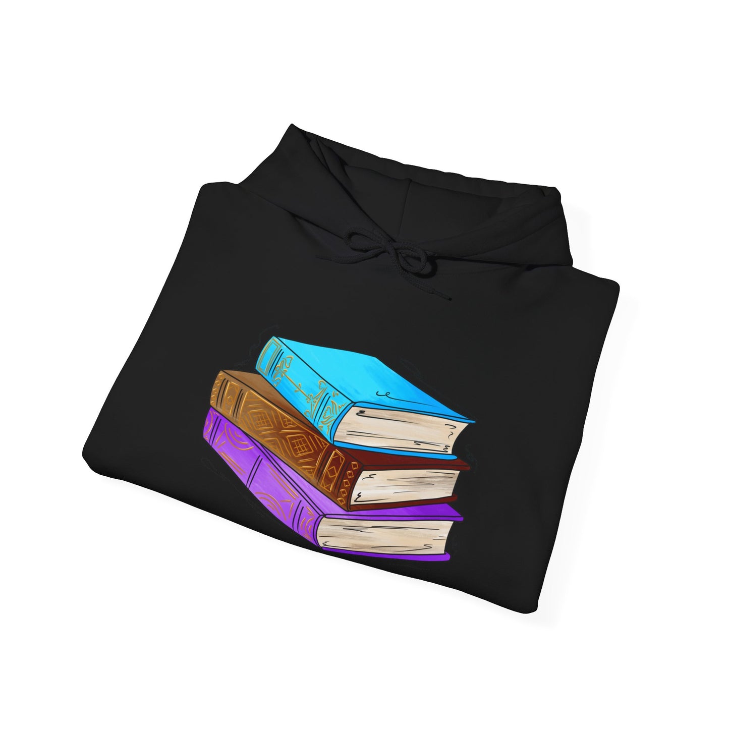 Androsexual Pride Flag Old Books - Adult Unisex Hoodie