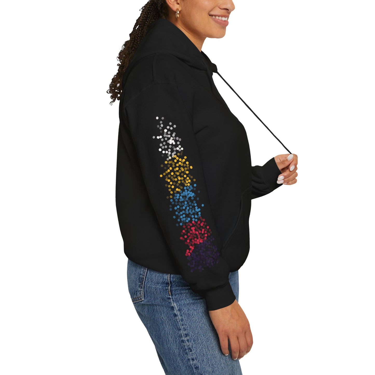 Polyamorous Pride Flag Dots - Adult Unisex Hoodie