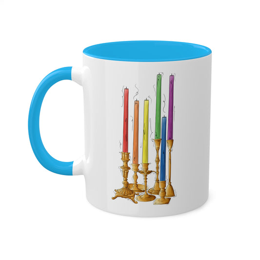 Gay Pride Flag Candlesticks - Mug