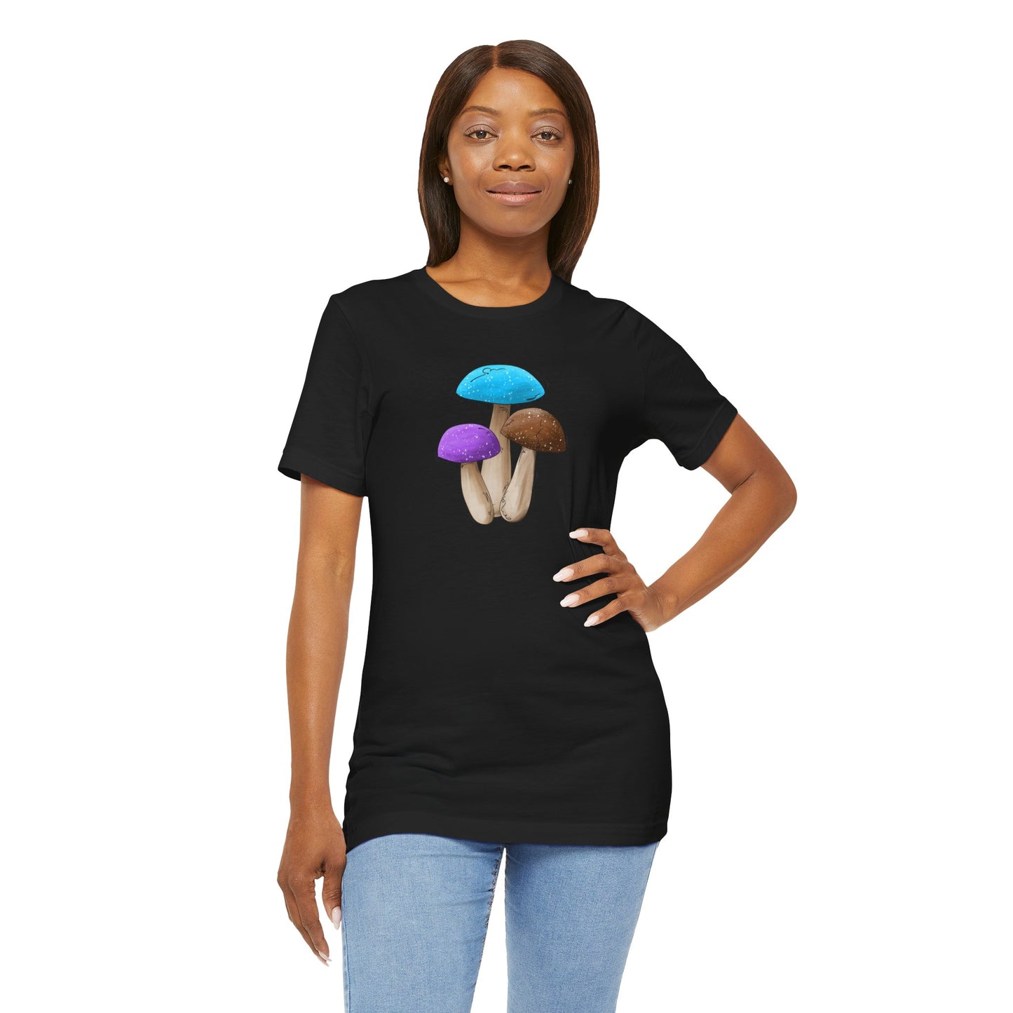 Androsexual Pride Flag Mushrooms - Unisex T-Shirt
