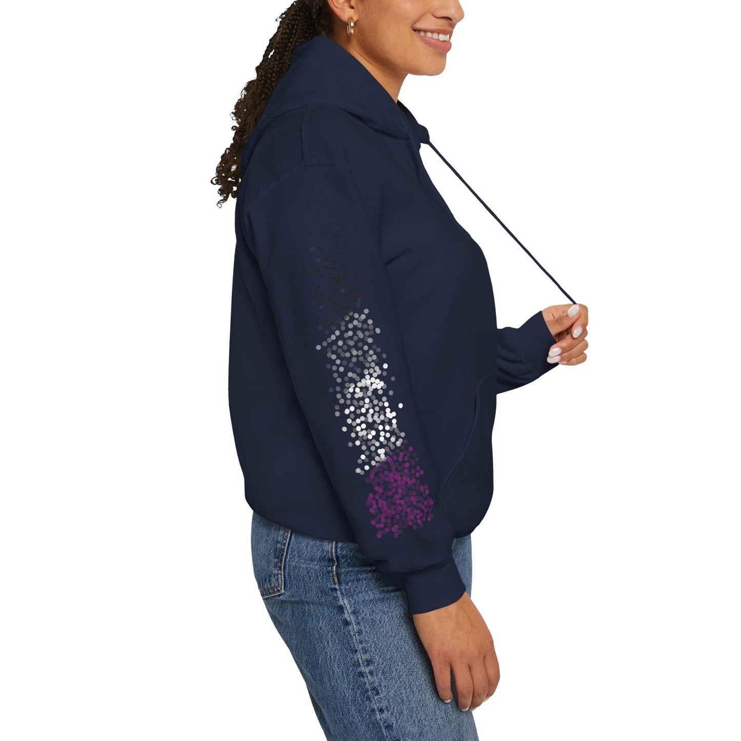 Asexual Pride Flag Dots - Adult Unisex Hoodie