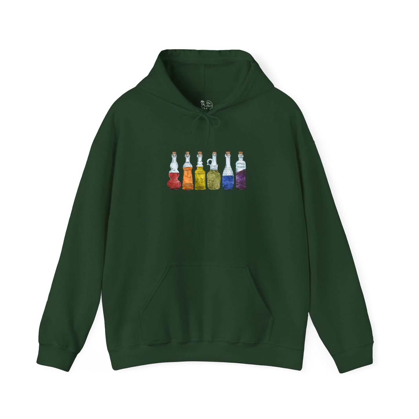 Gay Pride Flag Potion Bottles - Adult Unisex Hoodie