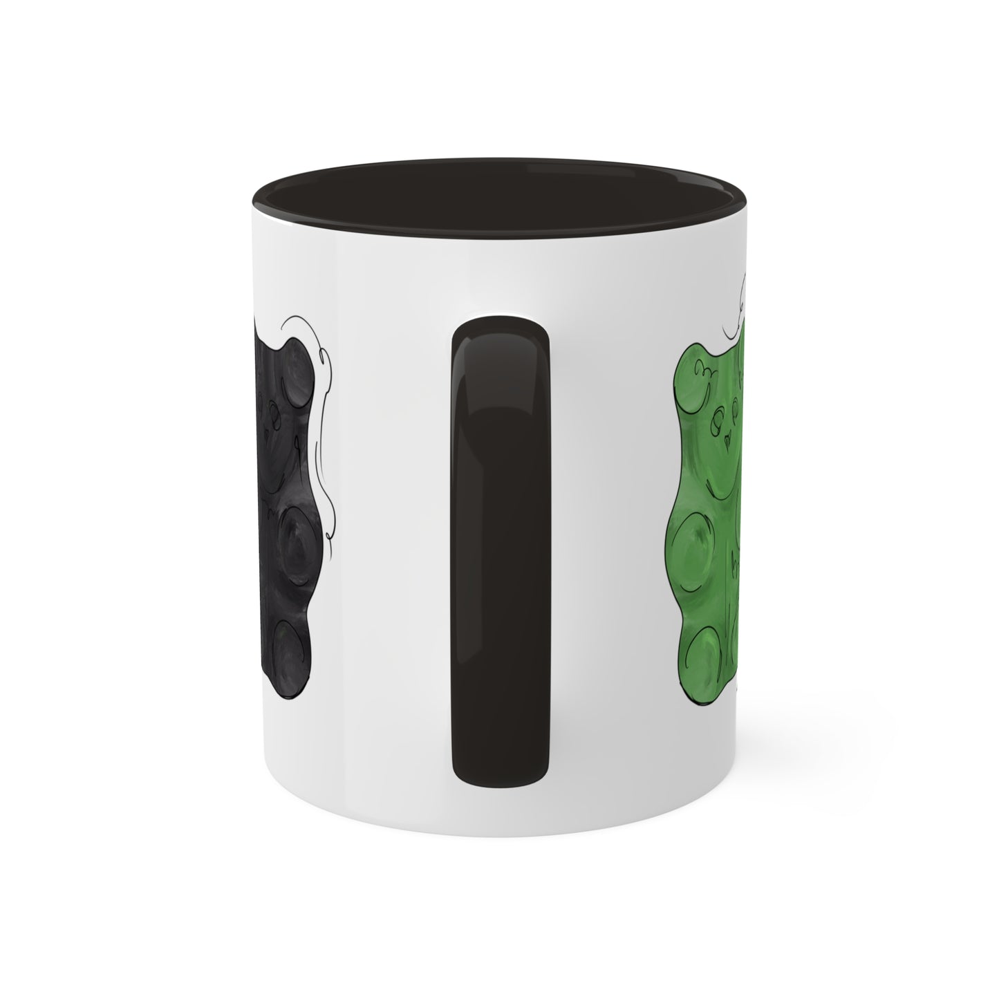 Aromantic Pride Flag Gummy Bears - Mug