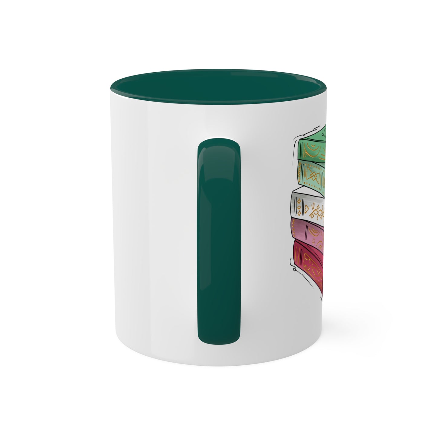 Abrosexual Pride Flag Old Books - Mug