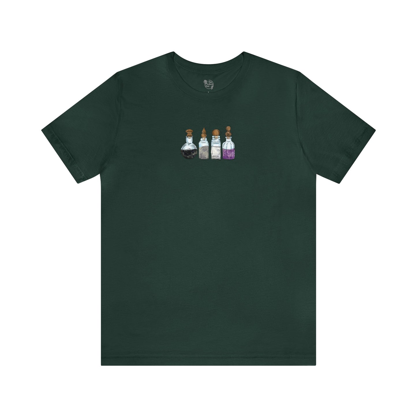 Asexual Pride Flag Potion Bottles - Unisex T-Shirt